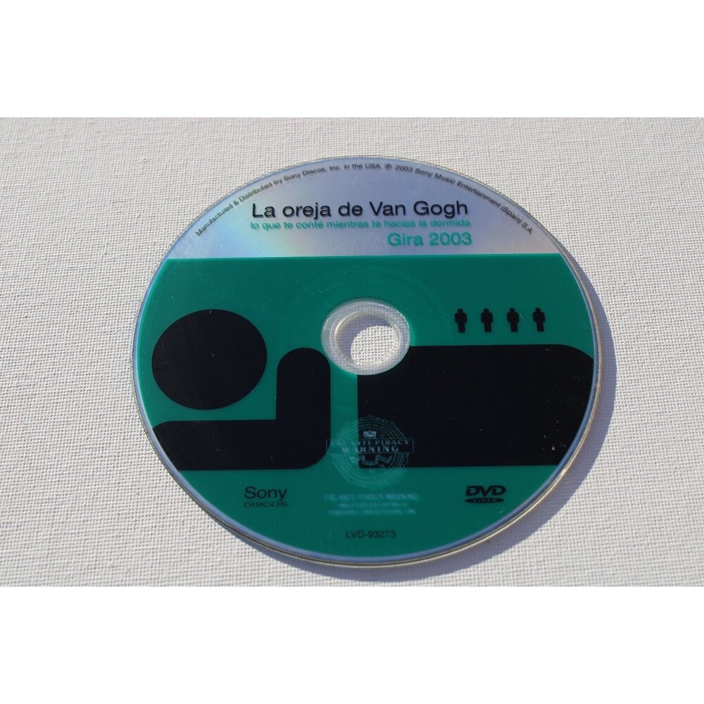 La Oreja de Van Gogh – lo que te conté Gira 2003 DVD Pop Rock Sony Discos